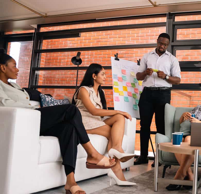 A meeting on Strategic PR & Reputation Building